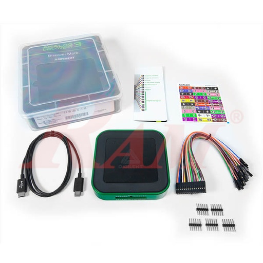 [ANALOG.DISCOVERY.3] Analog Discovery 3 - DIGILENT جهاز سبكترام اناليزر مع اوسلسكوب ومولد اشارة وباور صبلاي