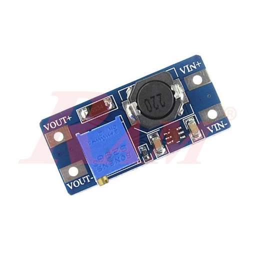 [DC.DC.206] DC-DC Step Up Converter Adjustable 2A MT3608 (2~24Vdc to 5~28Vdc) SKU#DC206 بوردة دائرة رافع جهد - فولت
