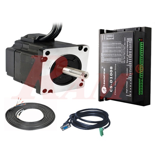 [CS.AXE.12NM] High Speed Closed Loop Stepper Motor 12N.M - Waterproof IP65 - NEMA-34 - Complete Axe