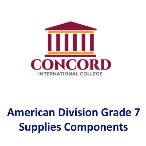 [ITEM.SUPPLY.23.AG7.S89659] CONCORD School - STEM Supply List American Division - Grade 7