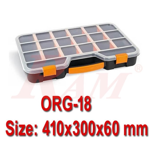[MANO.ORG18] Mano Organizer ORG-18" Component Box