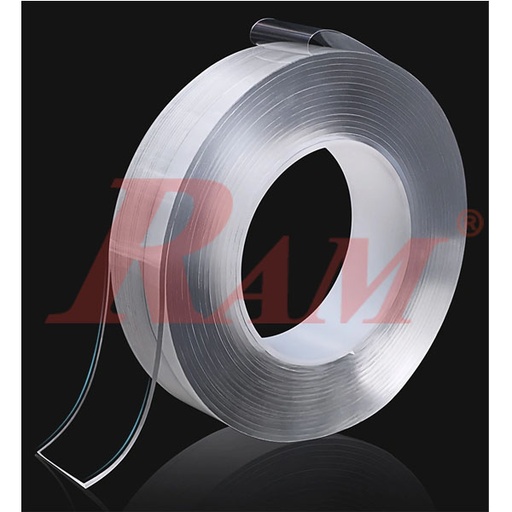 [DOUBLE.FACE.NANO.12MM] Evergreen Clear Nano Double Sided Tape 12mmx3M شريط لاصق نانو شفاف دبل فيس ماركة إيفرجرين