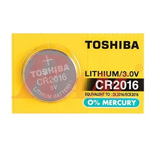 [TOSHIBA.CR2016] CR2016 Battery 3V Lithium Coin Type - TOSHIBA