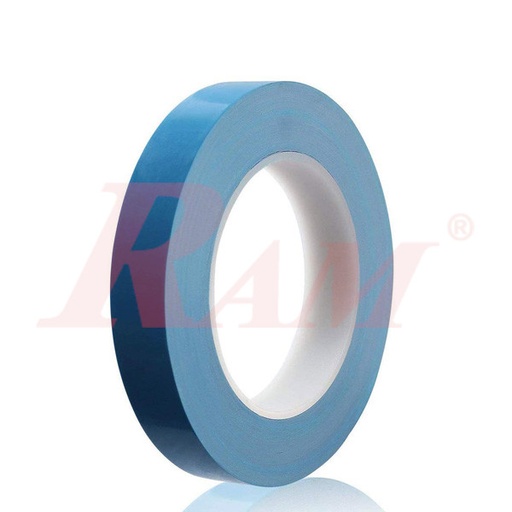 [HS.TAPE.18MM] White Double Face Thermal Heat Conductive Tape 18mm (Blue Cover)