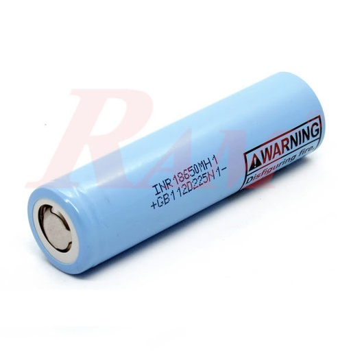 [BATTERY.18650.LG] Battery Lithium Li-Ion LG INR18650MH1 (LG MH1) 3200mAh 10A 4.2/3.7/2.5V Rechargeable