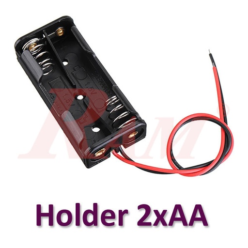 [BATTERY.HOLDER.2XAA] Battery Holder 2xAA Without Cover