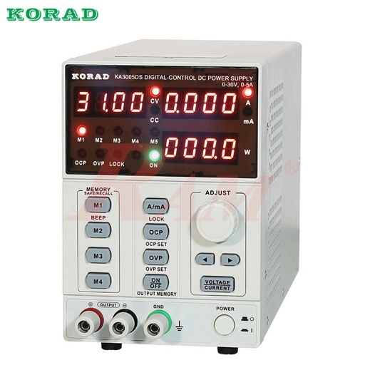 [PS.KA3005DS.KORAD] KA3005DS Digital Control DC Power Supply 0~30V, 0~5A