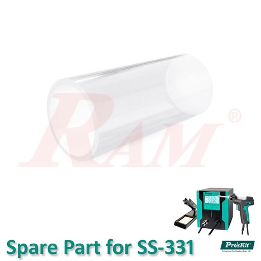 [SS331.GLASS.PIPE.SPARE.PART] Pro'sKit® Empty Glass Tube Filter Pipe For SS-331 ESD Desoldering Station (Spare Part) SKU#5SS-331-FP