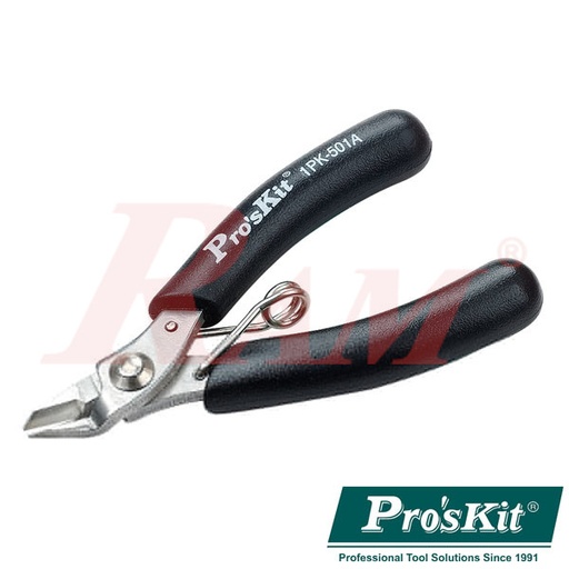 [1PK501A.MICRO.STRIPPER] Pro'sKit® 1PK-501A Micro Cutting Plier (90mm) كماشة قطع دقيقة بزاوية بروزكيت