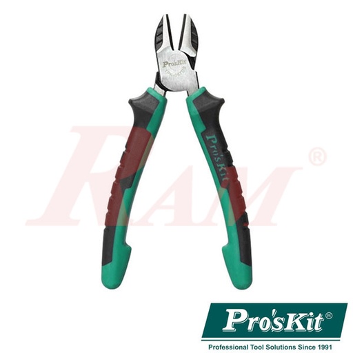 [1PK067DS.CUTTING.PLIER] Pro'sKit® 1PK-067DS Dual Color Side Cutting Plier 165mm كماشة قطع دقيقة بروزكيت
