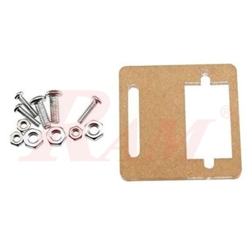 [SERVO.BRACKET.SG90] Clear Acrylic SG90 Servo Mount Holder Bracket