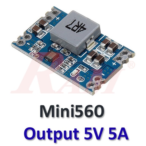 [DC.DC.110.5V] DC-DC 5V/5A Step Down Voltage Converter 5A MINI560 (5V~20Vdc to Fixed Output 5V/5A) SKU#DC110