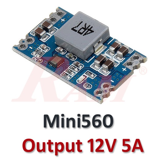 [DC.DC.111.12V] DC-DC 12V/5A Step Down Voltage Converter 5A MINI560 (5V~20Vdc to Fixed Output 12V/5A) SKU#DC111