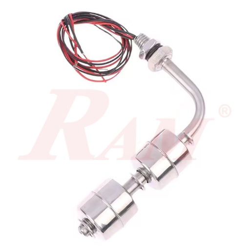 [KIT.TANK.STAINLESS.100MM.90] Elbow 90° L-Type Stainless Steel 100mm Double Float Tank Level Switch
