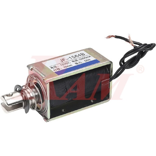[SOLENOID.JF1564B.12VDC] JF-1564B DC12V Push-Pull Action Type Electric Linear Solenoid Electromagnetic Lock
