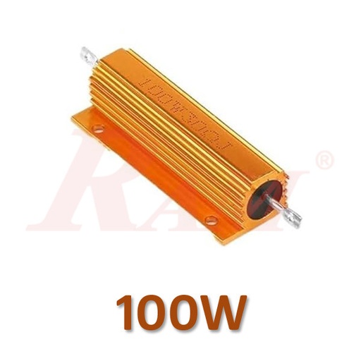 RX24-100W 5% Gold Aluminum Case Power Resistor 100W
