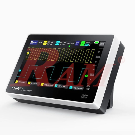 [AVO.1013D.FNIRSI] FNIRSI® 1013D Tablet Dual Channel 100MHz 1GS/s Touchable Panel Oscilloscope جهاز راسم اشارة اوسيلوسكوب بشاشة تاتش تابلت ثنائي القناة 100 ميجاهرتز 1 جيجا عينة/ثانية ماركة فنيرسي