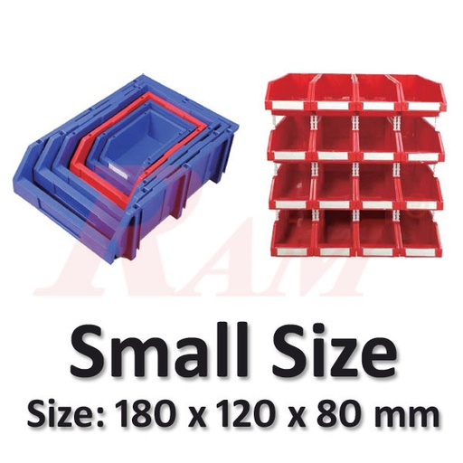 Storage Bin Small Size Stacking Storage Toolbox Drawer