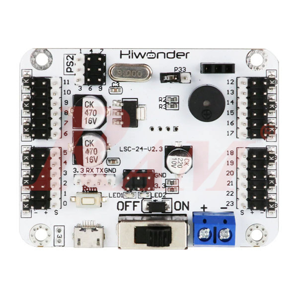 LSC-24 24-Channel Digital Servo Controller with 16M Memory - Arduino ...