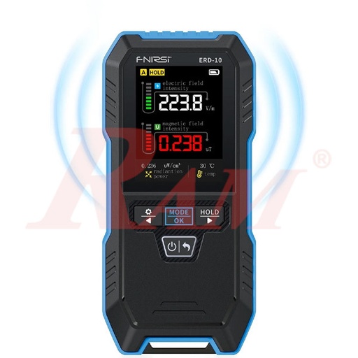 [AVO.ERD10.FNIRSI] FNIRSI® ERD-10 4-IN-1 Electromagnetic Radiation Detector جهاز 4 في 1 لكشف وقياس الإشعاع الكهرومغناطيسي