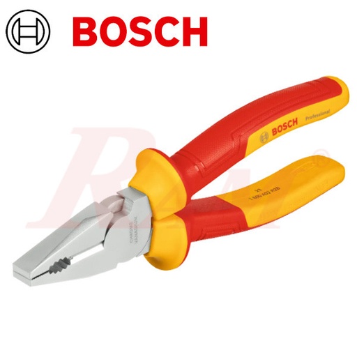 [BOSCH.1600A02NE1] BOSCH VDE Combination Pliers 180 mm Professional  (SKU#1 600 A02 NE1) Insulated 1000V زرادية متعددة الاستخدامات فولت عالي بوش احترافية 180 مم
