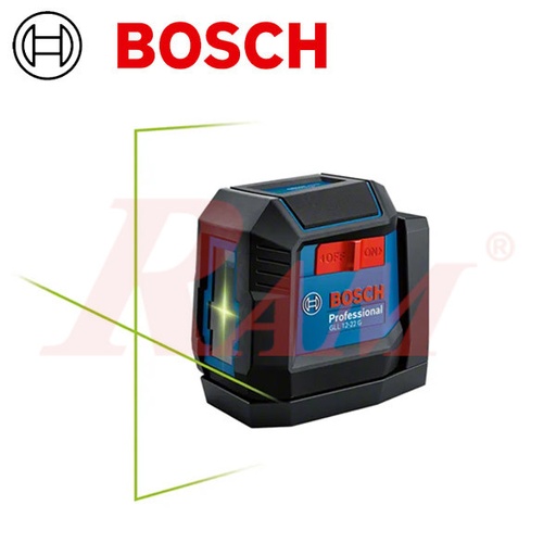 [BOSCH.GLL12-22G.0601065320] BOSCH Line LASER Level 2 Line Green Light GLL 12-22G Professional (SKU# 0 601 065 320) ميزان ليزر 2 خط اخضر بوش